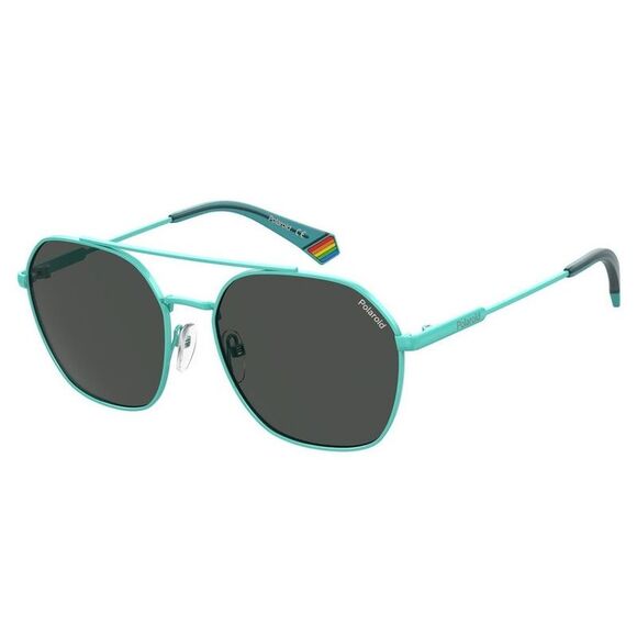 Polaroid Blue Stainless Steel Sunglasses